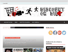 Tablet Screenshot of discountordie.org